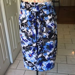 Lane Bryant Floral Skirt sz 20